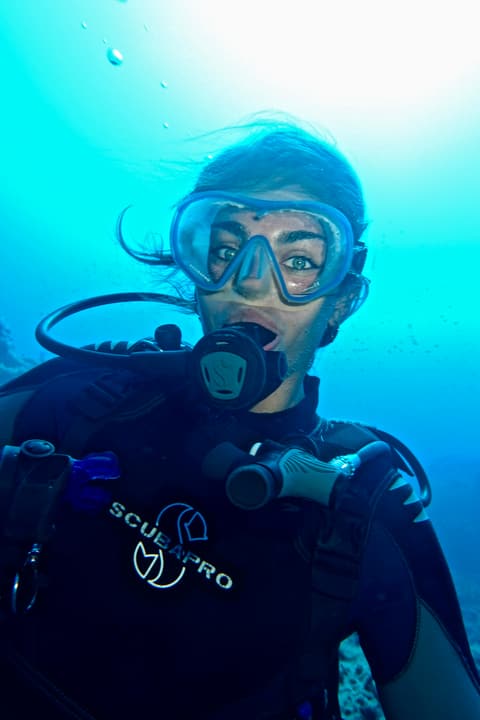 Foto Diving Chia: Lo stupore puro. Quando il mare ti regala qualcosa che non ti aspettavi.